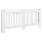 vidaXL Heizkörperabdeckung Weiß Holzwerkstoff 172 cm