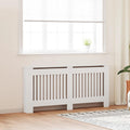 vidaXL Heizkörperabdeckung Weiß Holzwerkstoff 172 cm