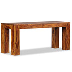 vidaXL Sitzbank Massivholz Akazie 110x35x45 cm