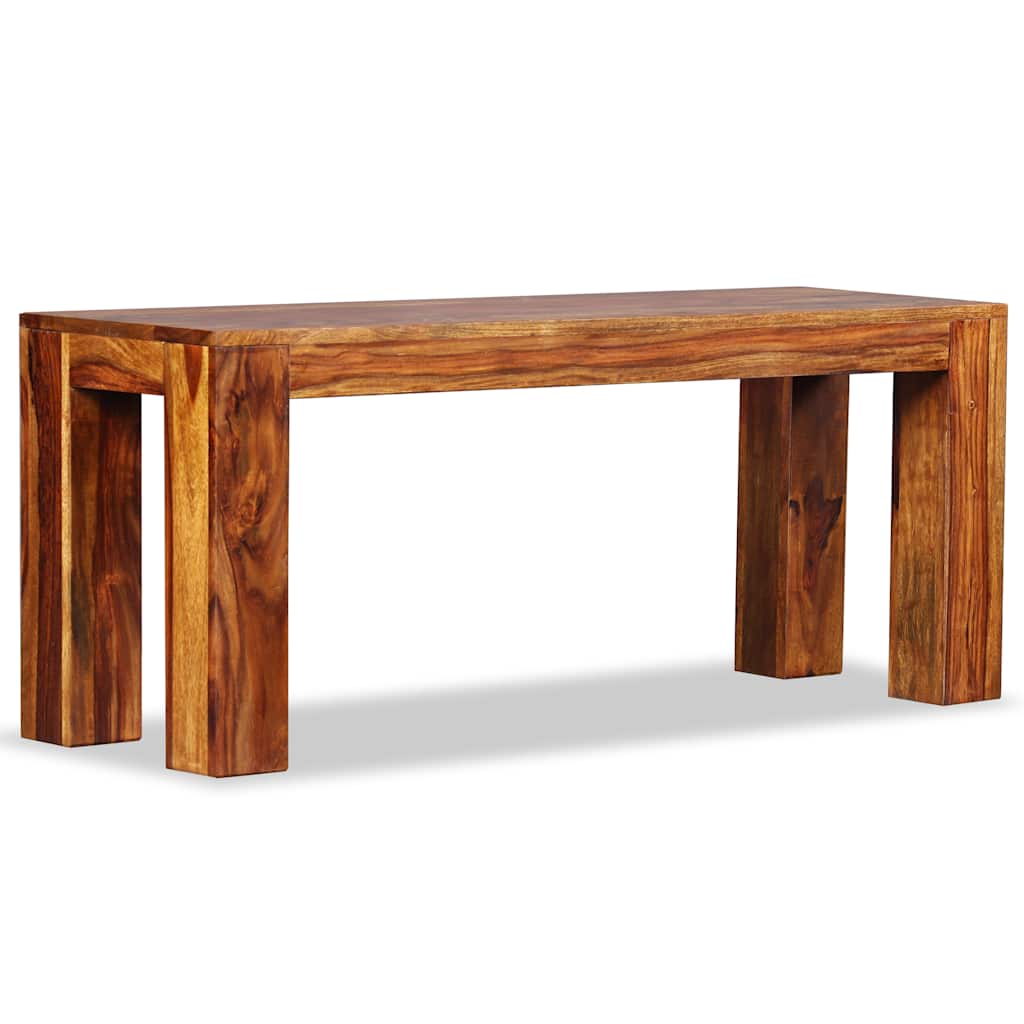 vidaXL Sitzbank Massivholz Akazie 110x35x45 cm