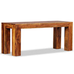 vidaXL Sitzbank Massivholz Akazie 110x35x45 cm