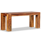 vidaXL Sitzbank Massivholz Akazie 110x35x45 cm