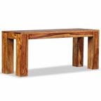 vidaXL Sitzbank Massivholz Akazie 110x35x45 cm