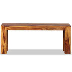 vidaXL Sitzbank Massivholz Akazie 110x35x45 cm