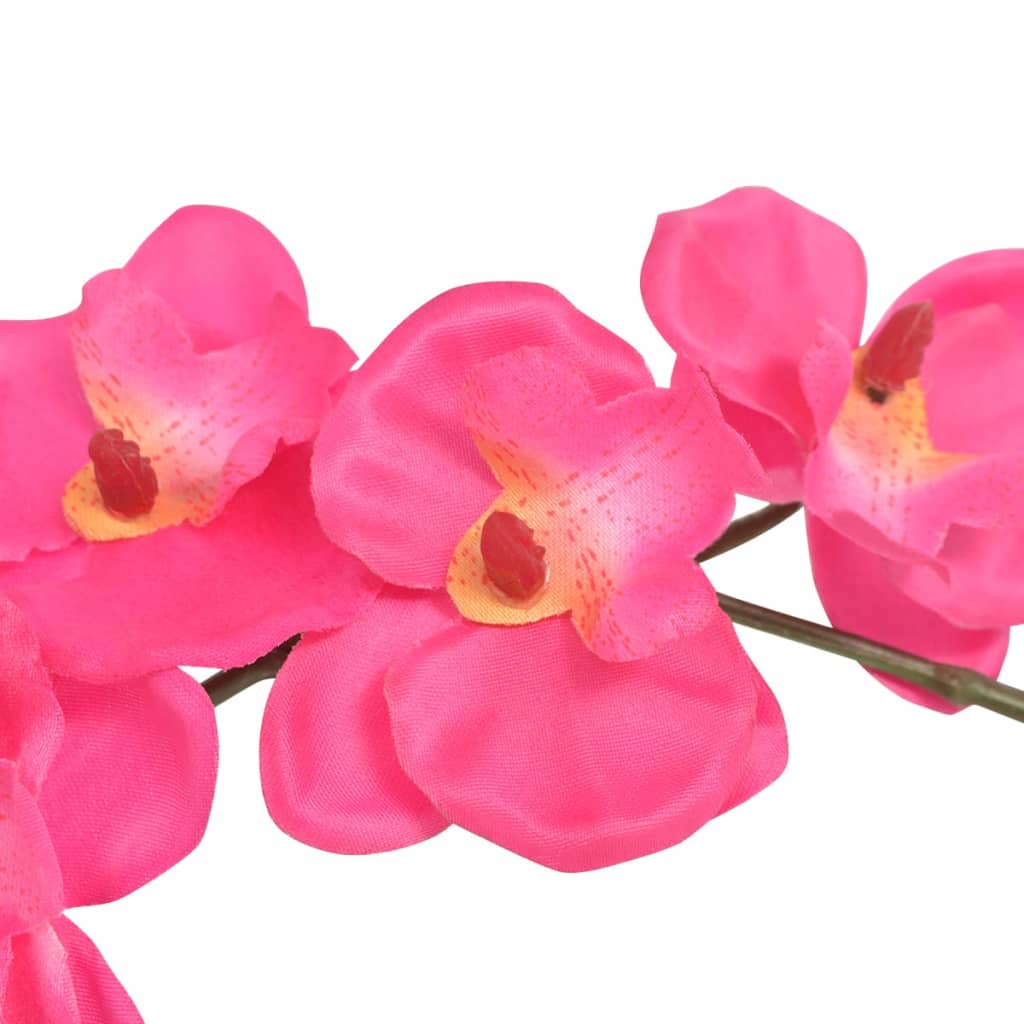 vidaXL Künstliche Orchidee mit Topf 30 cm Weiß
