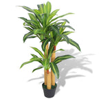 vidaXL Künstlicher Drachenbaum mit Topf 90 cm Grün