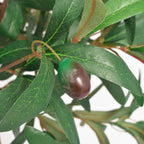 vidaXL Künstlicher Lorbeerbaum mit Topf 125 cm Grün
