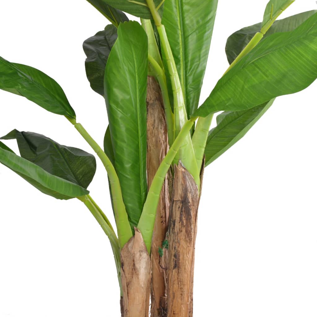 vidaXL Künstlicher Bananenbaum mit Topf 150 cm Grün