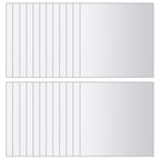 vidaXL 24-tlg. Spiegelfliesen-Set Quadratisch Glas