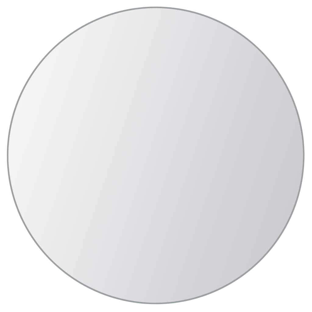 vidaXL 8-tlg. Spiegelfliesen-Set Rund Glas
