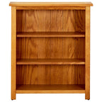 vidaXL Bücherregal 3 Fächer 70x22,5x82 cm Massivholz Eiche