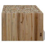 vidaXL Couchtisch Teakholz 50x50x35 cm