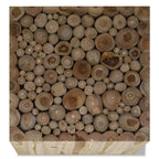 vidaXL Couchtisch Teakholz 50x50x35 cm