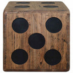 vidaXL Aufbewahrungskiste Mindi-Holz 40 x 40 x 40 cm Würfel-Design