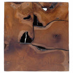 vidaXL Hocker 2 Stk. Braun 40x40x45 cm Massivholz Teak