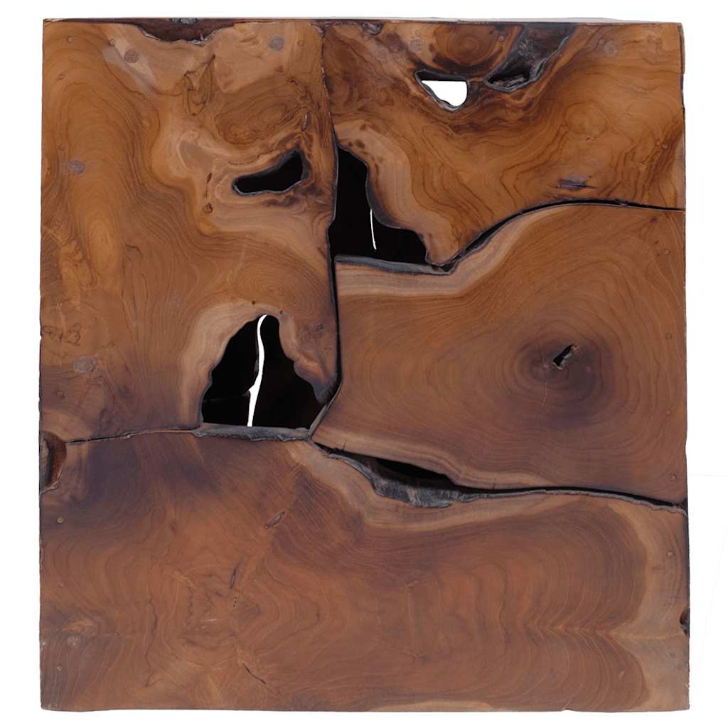 vidaXL Hocker 4 Stk. Braun 40x40x45 cm Massivholz Teak