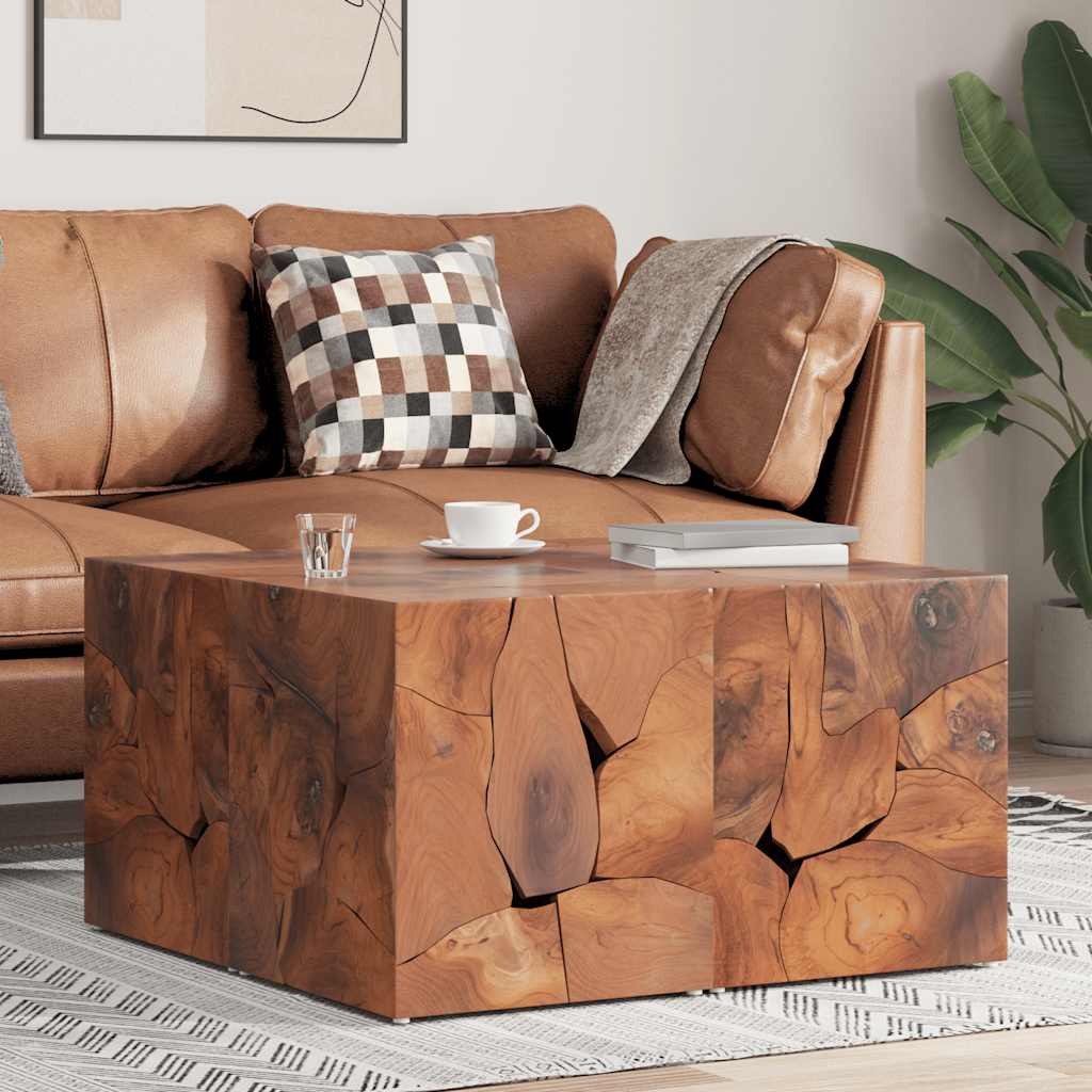 vidaXL Hocker 4 Stk. Braun 40x40x45 cm Massivholz Teak
