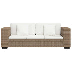 vidaXL Sofa-Set 2-Sitzer und 3-Sitzer Echtes Rattan