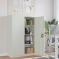 vidaXL Aktenschrank Hellgrau 46x62x102,5 cm Stahl