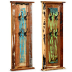 vidaXL Wandgarderobe 2 Stk. Altholz Massiv 38x100 cm