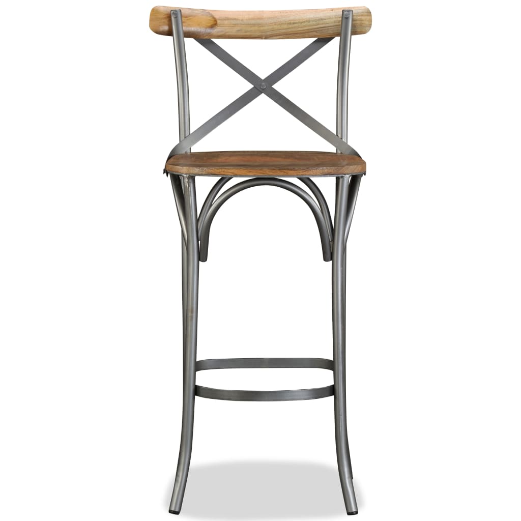vidaXL Barhocker Mango Massivholz