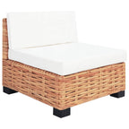 vidaXL Sofagarnitur 27-tlg. Natürliches Rattan