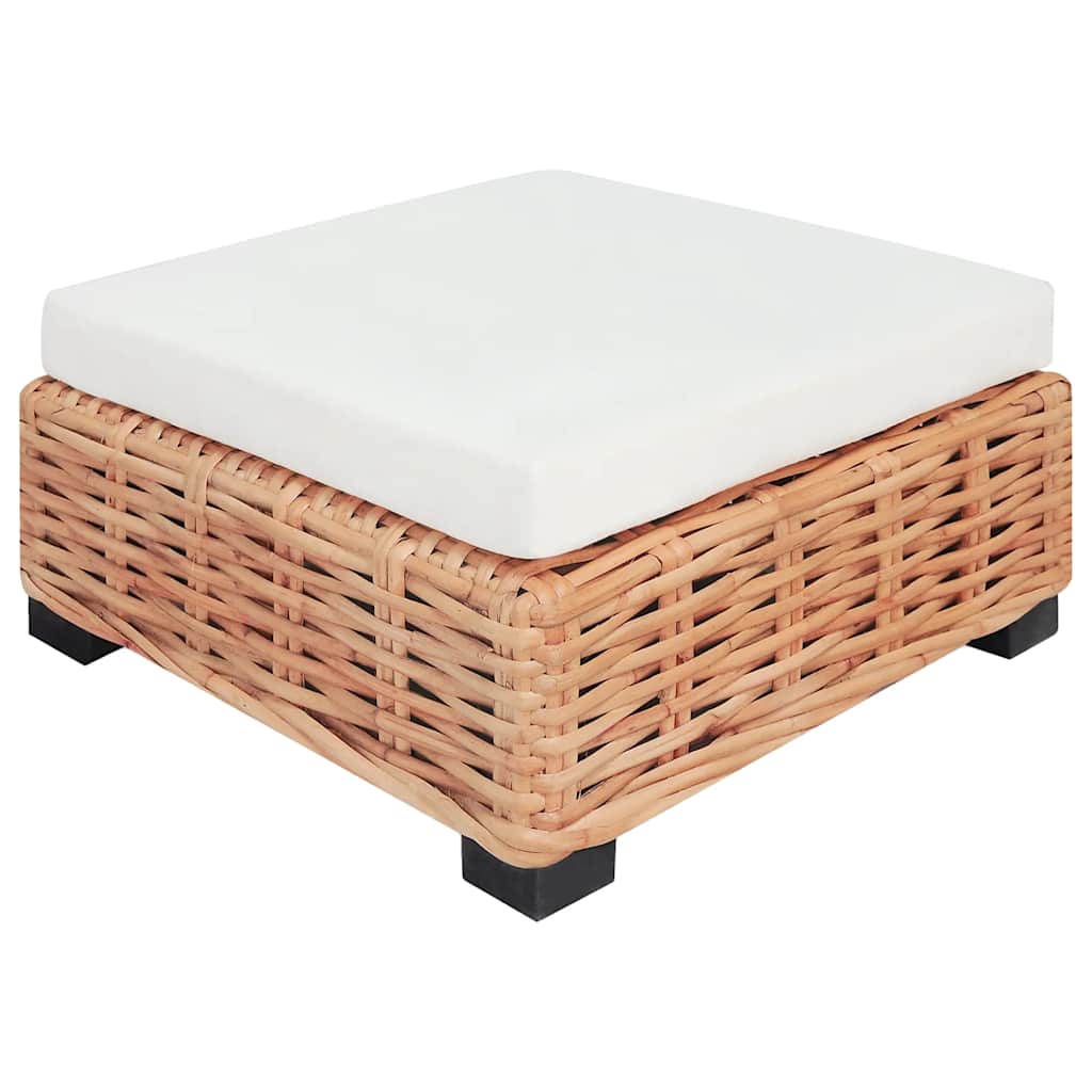 vidaXL Sofagarnitur 27-tlg. Natürliches Rattan