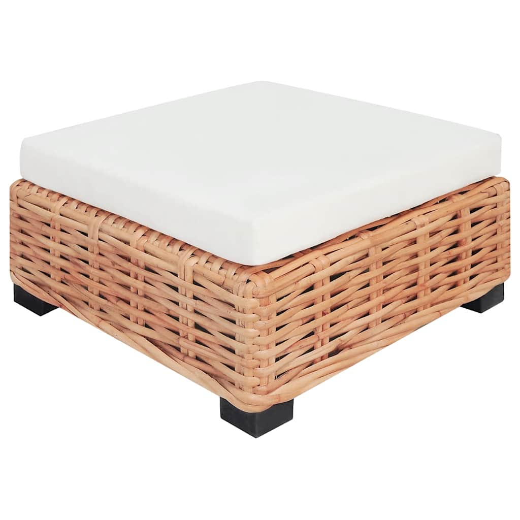 vidaXL Sofagarnitur 18-tlg. Natürliches Rattan