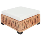 vidaXL Sofagarnitur 18-tlg. Natürliches Rattan