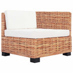 vidaXL Sofagarnitur 14-tlg. Natürliches Rattan