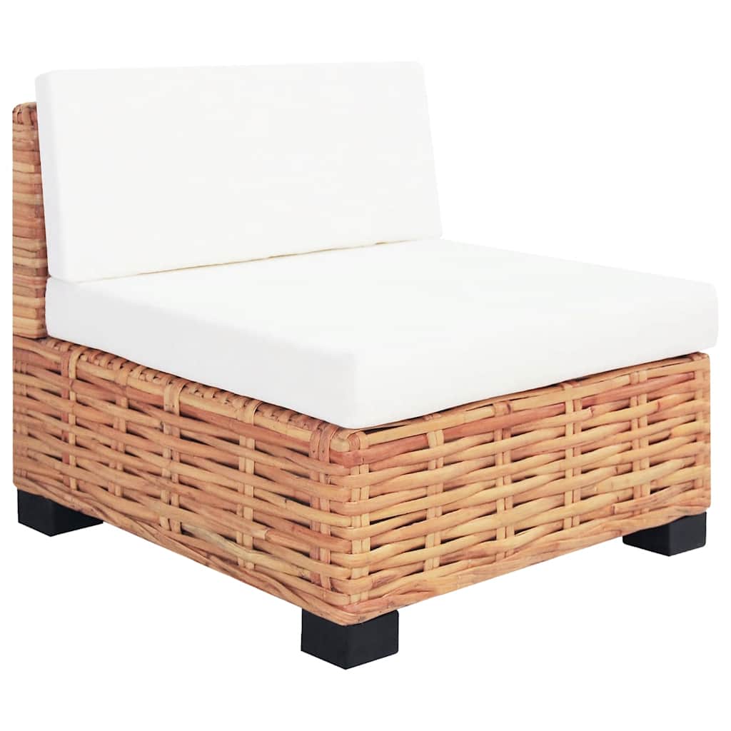 vidaXL Sofagarnitur 14-tlg. Natürliches Rattan