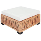 vidaXL Sofagarnitur 14-tlg. Natürliches Rattan