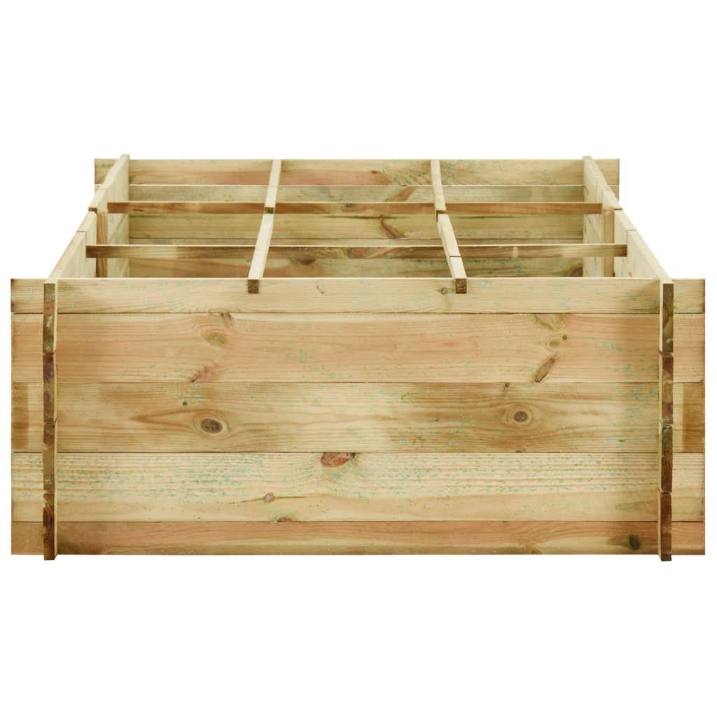vidaXL Hochbeet Kiefernholz Imprägniert 197x100x40 cm