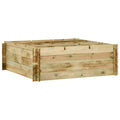 vidaXL Pflanzkübel Hochbeet Kiefernholz Imprägniert 120x120x40 cm