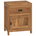 vidaXL Nachttisch Massivholz Teak 40x30x50 cm