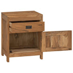 vidaXL Nachttisch Massivholz Teak 40x30x50 cm
