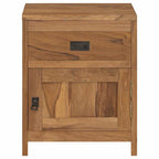 vidaXL Nachttisch Massivholz Teak 40x30x50 cm