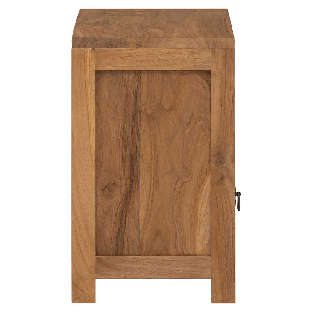 vidaXL Nachttisch Massivholz Teak 40x30x50 cm