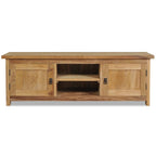 vidaXL TV-Schrank Massivholz Teak 120x30x40 cm