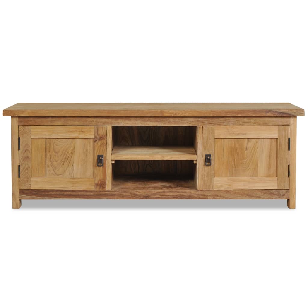 vidaXL TV-Schrank Massivholz Teak 120x30x40 cm