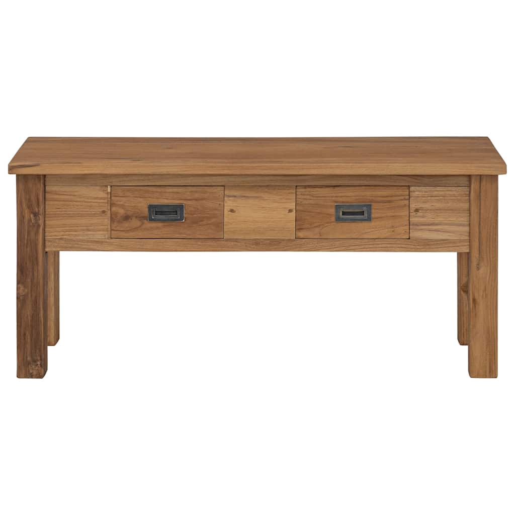 vidaXL Flurbank Teak Massiv 90 x 30 x 40 cm