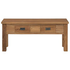 vidaXL Flurbank Teak Massiv 90 x 30 x 40 cm