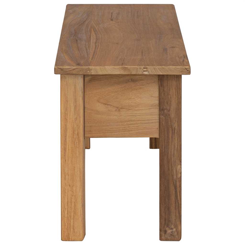 vidaXL Flurbank Teak Massiv 90 x 30 x 40 cm
