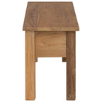 vidaXL Flurbank Teak Massiv 90 x 30 x 40 cm