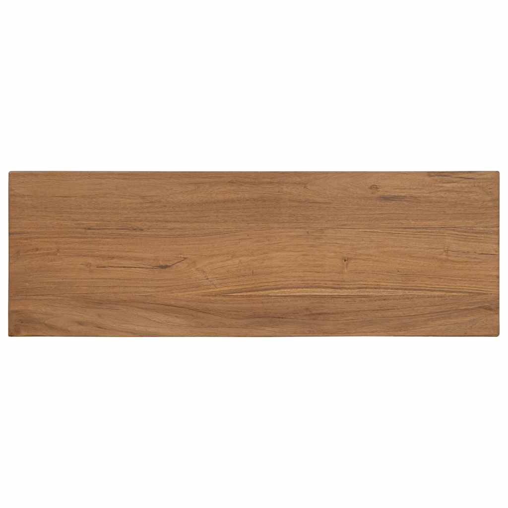 vidaXL Flurbank Teak Massiv 90 x 30 x 40 cm