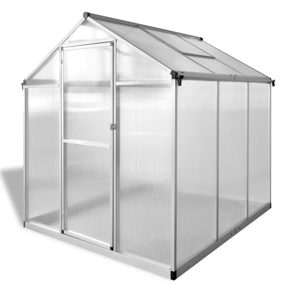 vidaXL Gewächshaus Verstärkt Aluminium 3,46 m³