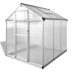 vidaXL Gewächshaus Verstärkt Aluminium 3,46 m³