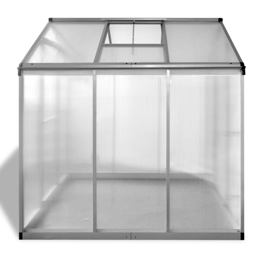 vidaXL Gewächshaus Verstärkt Aluminium 3,46 m³