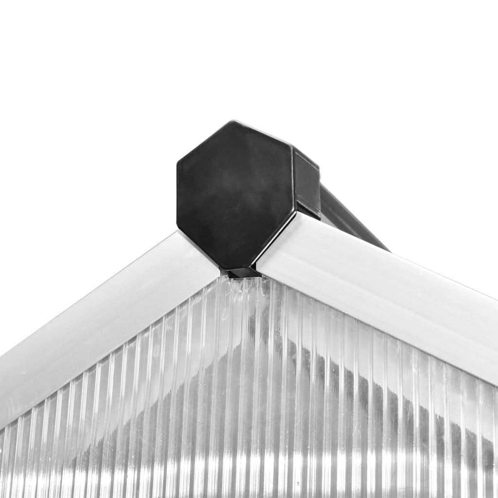vidaXL Gewächshaus Verstärkt Aluminium 3,46 m³