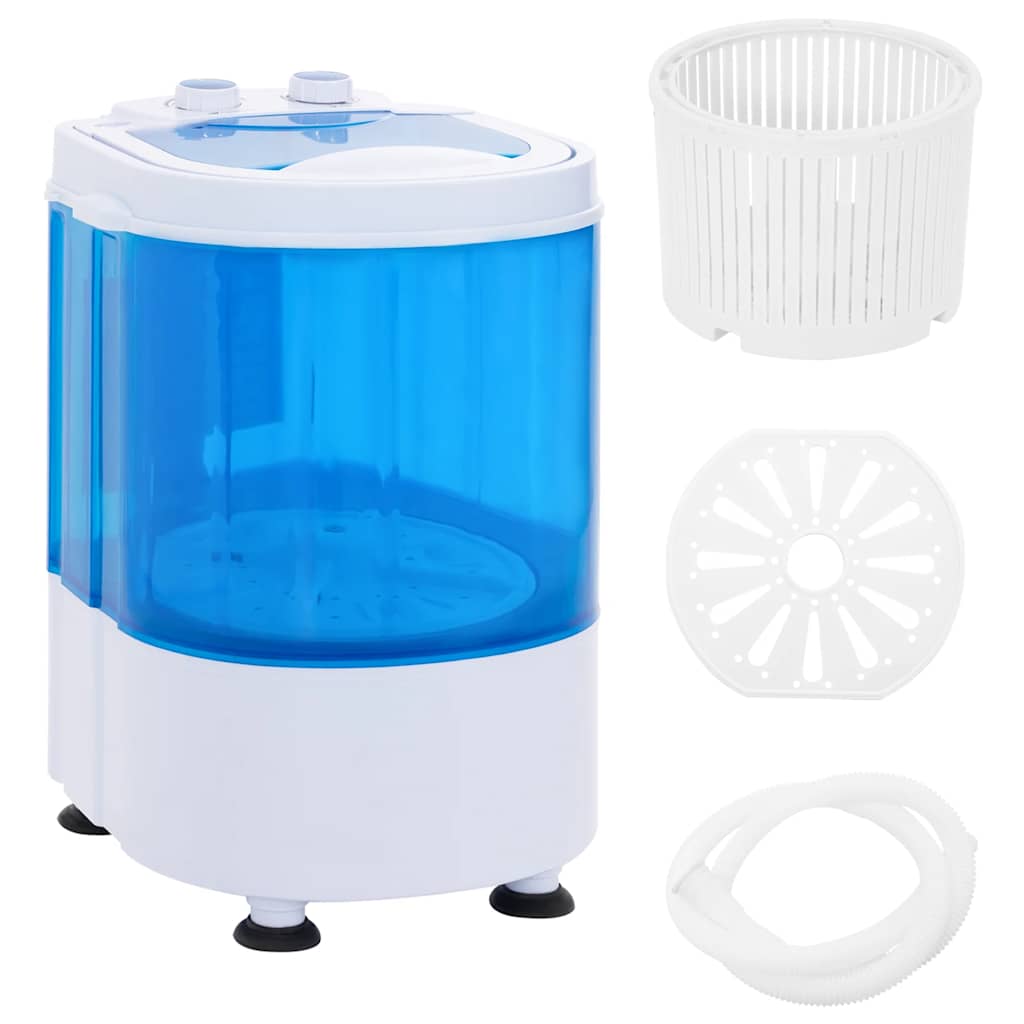 vidaXL Mini-Waschmaschine mit Schleuder und 1 Kammer 2,6 kg